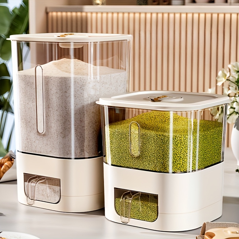 Kitchen Gadgets Organizer - Dispensador de Arroz de 14LB, Grande
