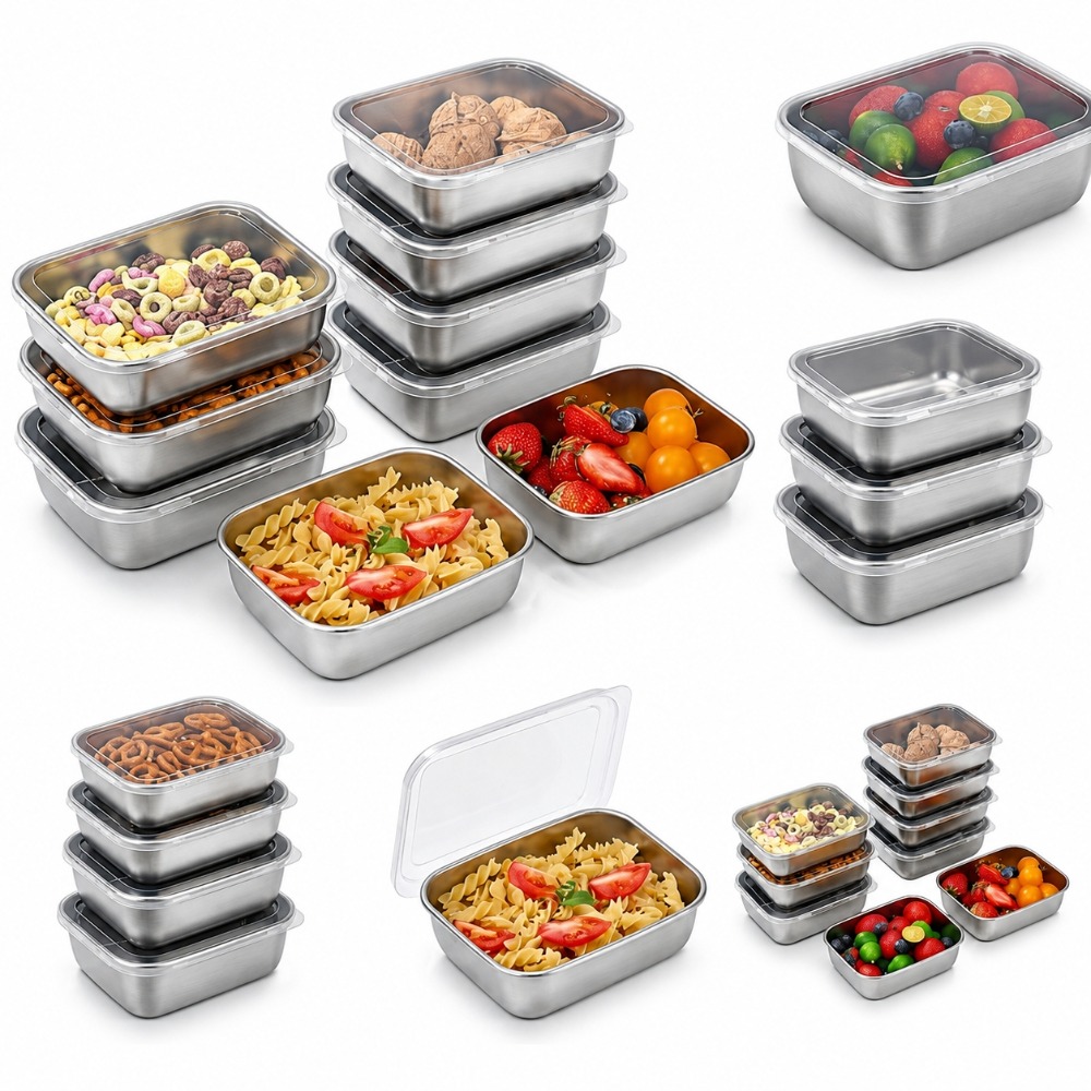 Kitchen Gadgets Organizer - Conjunto de 6 Recipientes de Armazenamento