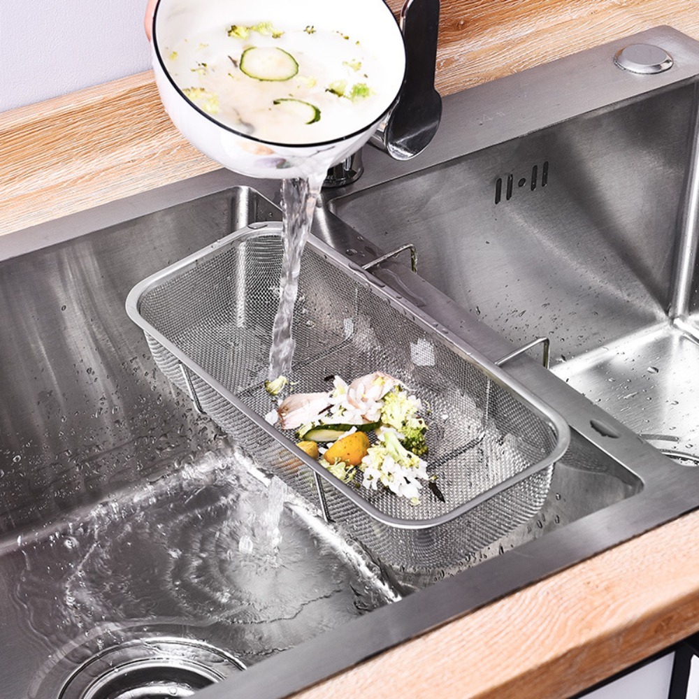 Kitchen Helper Gadgets - Cesta de drenagem de pia, ajudante